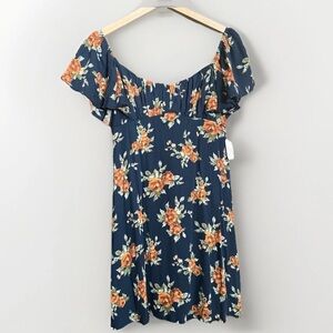 Altar’d State Off the Shoulder Fall Mini Dress NWT